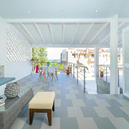 Golden Beachside Terrace Chrysi Ammoudia Extérieur photo